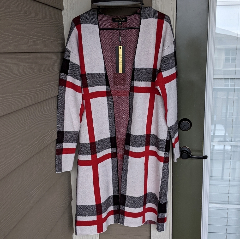 Plaid Cardigan